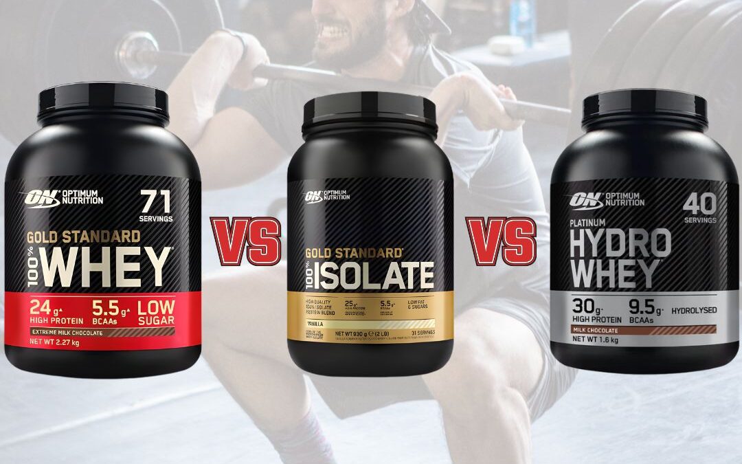 Whey, Isolat, Hydrolysat, Casein im Vergleich!